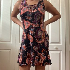 paisley dress